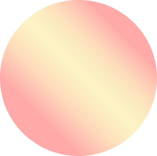 Round Yellow Pink Pastel Gradient Background